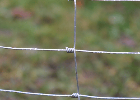 Detailaufnahme eines Knotengeflechts mit Wickelknoten